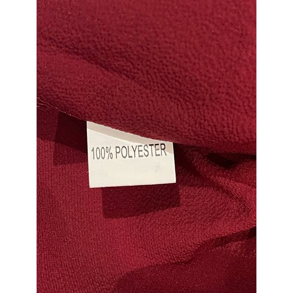 Double V Neck Ruffle Hem Lace Accent Women's Tank Top - Picture 6 of 6